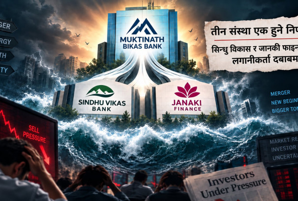 तीन संस्था एक हुने निर्णयले तरंग, सिन्धु विकास र जानकी फाइनान्सका लगानीकर्ता दबाबमा