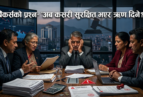 बैंकको ऋण असुलीमा मुद्दा चलेपछि बैंकर्सको प्रश्न- ‘अब कसरी सुरक्षित भएर ऋण दिने?’