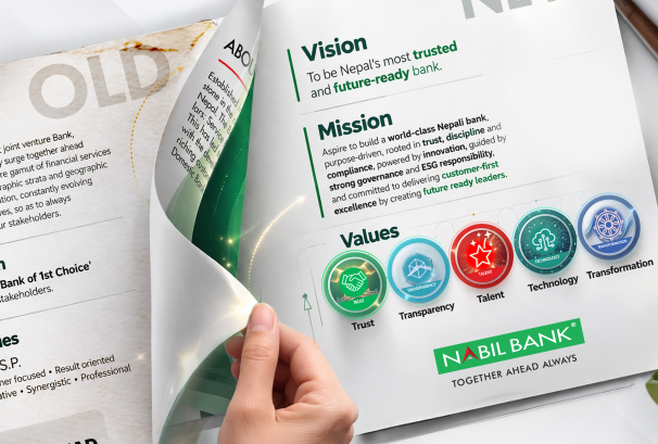 नयाँ उद्देश्य, लक्ष्य र मूल्यमान्यताका साथ अघि बढ्दै नबिल बैंक