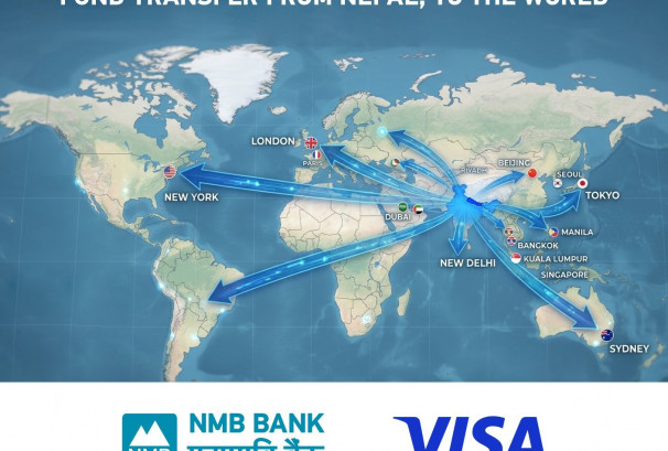 एनएमबी बैंक र भिसाबीच सम्झौता, विदेशमा रकम पठाउन Visa Direct to Account सेवा