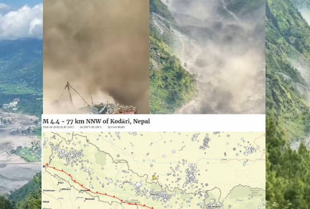 सीमामा ४.४ म्याग्निच्युडको भूकम्प, केही समयमै भोटेकोशीमा भीषण बाढी