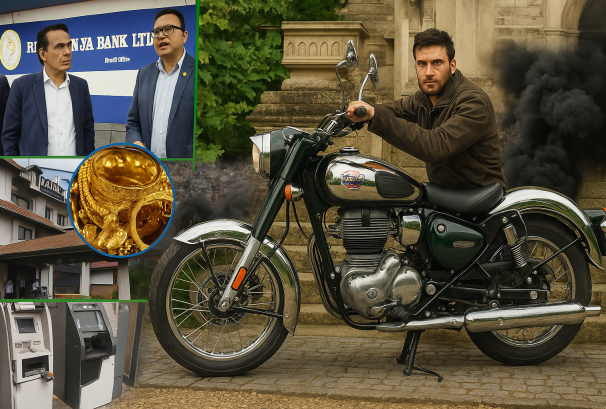 नयाँ बानेश्वर बैंक लुट प्रकरण : लुटिएको पैसाले बुलेट मोटरसाइकल किनेको खुलासा