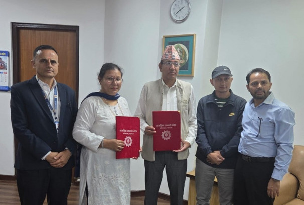 नागरिक लगानी कोष र तामाकोशी गाउँपालिकाबीच नागरिक पेन्सन योजना सञ्चालन सम्झौता