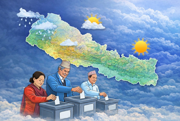 निर्वाचनको दिन अधिकांश ठाउँमा मौसम अनुकूल, पहाडी–हिमाली क्षेत्रमा आंशिक बदलीको सम्भावना