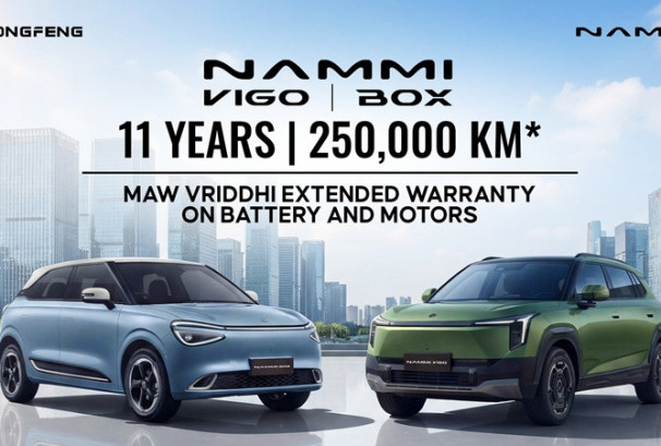 एमएडब्लु वृद्धि मोटर्सद्वारा डोङफेङ नामी ईभीका लागि एक्स्टेन्डेड वारेन्टी घोषणा