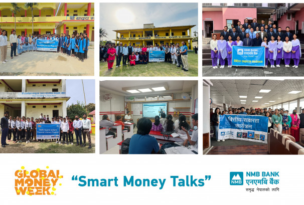 एनएमबि बैंकद्वारा ‘ग्लोबल मनी वीक’को अवसरमा वित्तीय साक्षरता कार्यक्रम सम्पन्न