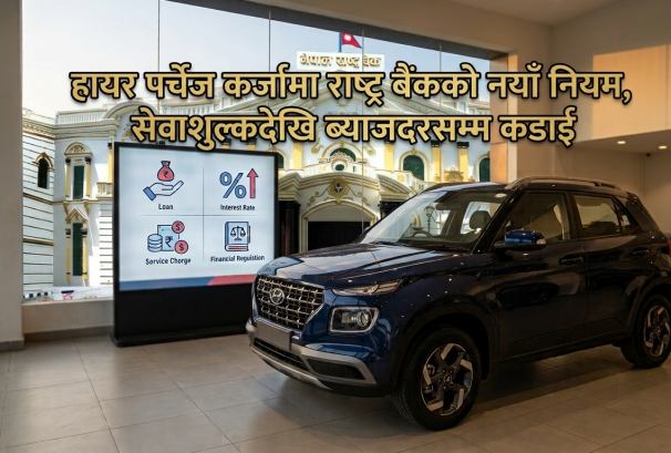 हायर पर्चेज कर्जामा राष्ट्र बैंकको नयाँ नियम, सेवाशुल्कदेखि ब्याजदरसम्म कडाई