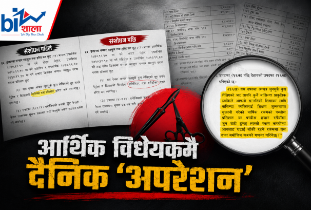 आर्थिक विधेयकमा ‘दैनिक सम्पादन’ : त्रुटि सच्याइँदै कि नीति बदलिँदै ?