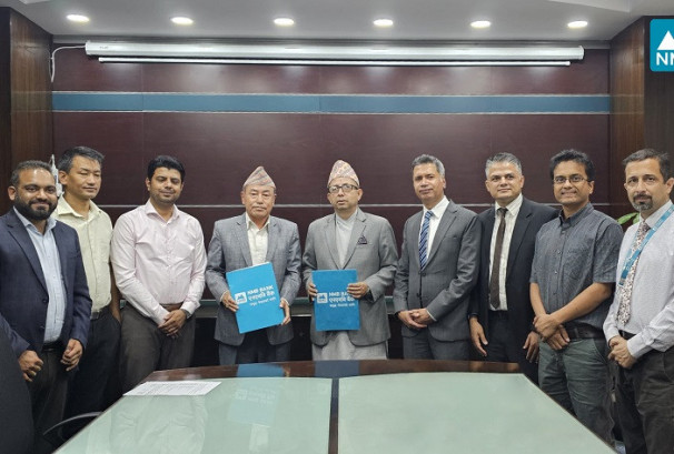 एनएमबि बैंकद्वारा माथिल्लो मैवा जलविद्युत आयोजनाको वित्तीय व्यवस्थापन