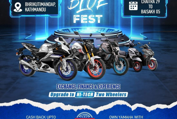 यामाहा नेपालद्वारा दुईपाङ्ग्रे सवारीको भव्य मेला 'ब्लु फेस्ट' को घोषणा
