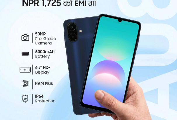 सामसङले नेपालमा ग्यालेक्सी A08 LTE सार्वजनिक गर्‍यो, मूल्य ३४ हजार ४९९ रुपैयाँदेखि