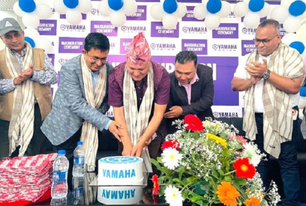 यामाहा नेपालद्वारा काठमाण्डौको गोंगबुमा नयाँ थ्रिएस शोरुमको उद्घाटन