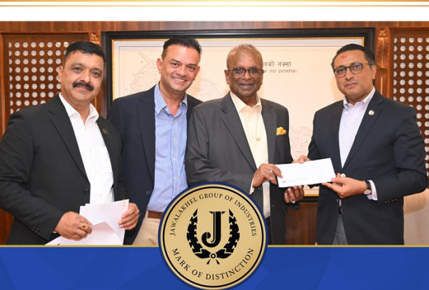 जावलाखेल ग्रुप अफ इन्डस्ट्रिजद्वारा प्रधानमन्त्री दैवी प्रकोप उद्धार कोषमा ३ करोड रुपैयाँ सहयोग