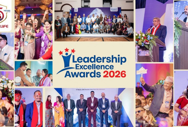 नेपाल लाइफ इन्स्योरेन्सको ‘Leadership Excellence Awards 2026’ भव्यताका साथ सम्पन्न