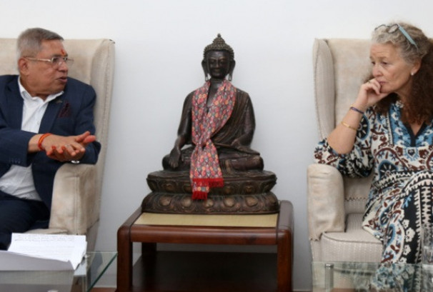 चेम्बर अध्यक्ष अग्रवाल र नेपालस्थित संयुक्त राष्ट्रसंघीय आवासीय संयोजक याहियाबीच भेटवार्ता