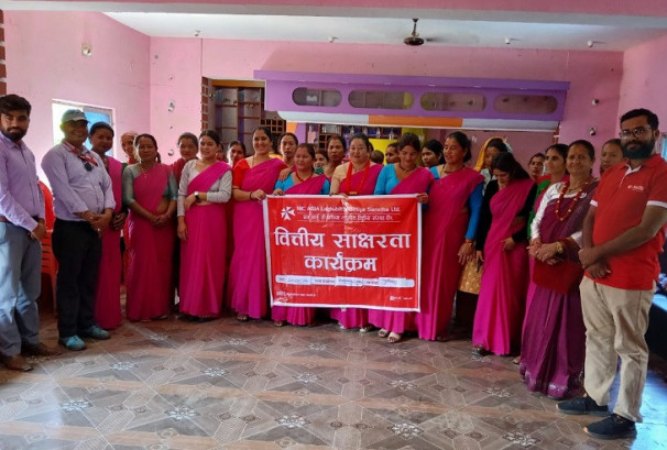 एनआईसी एशिया लघुवित्तद्वारा विभिन्न शाखामा वित्तीय साक्षरता प्रदान