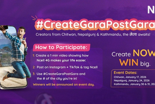 एनसेलको सहयोगमा ‘क्रियटर्स मेला’ तीन सहरमा आयोजना हुँदै