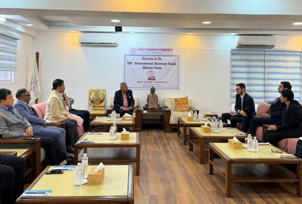 चेम्बर र आईएमएफका प्रतिनिधीबीच नेपालको आर्थिक अवस्थाबारे छलफल