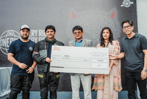 रोयल इन्फिल्डको ‘वन राइड’मा देशभरबाट १,५०० बढी सहभागी, डाउन सिन्ड्रोम एसोसिएसनलाई २ लाख सहयोग