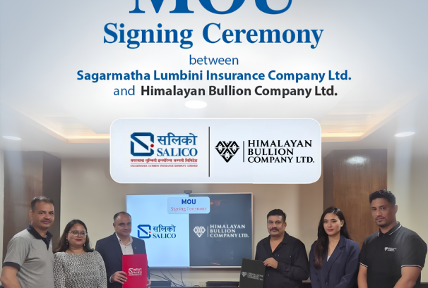 हिमालयन बुलियनका ग्राहकलाई दुर्घटना बीमा सुविधा, सगरमाथा लुम्बिनी इन्स्योरेन्ससँग सम्झौता