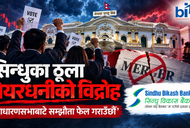 राष्ट्र बैंकको दबाबले मात्रै गाभिँदैन सिन्धु, ठूला सेयरधनीले खोले विद्रोहको मोर्चा