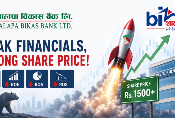 इपीएस, डिपिएस, आरओईदेखि आरओएसम्म नेगेटिभ, सेयरमूल्य भने १५०० माथि !