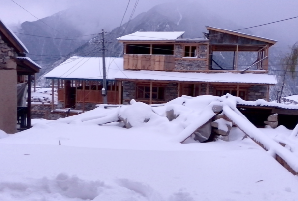 हुम्लामा हिमपात र वर्षा, जनजीवन प्रभावित