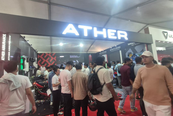 नाइमा मोबिलिटी एक्स्पोमा एथरको ५०० बढी बुकिङ, नयाँ ‘ओभरटोन सिरिज’मा आकर्षण