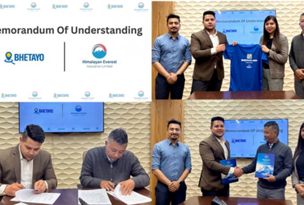 भेटायो र हिमालयन एभरेस्ट इन्स्योरेन्सबीच सहकार्य, सेवा प्रदायकहरूको लागि दुर्घटना बीमा कवरेज उपलब्ध