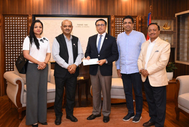 भोटेकोशी बाढीपीडितका लागि बीएलसी ग्लोबल होल्डिङ्सको ३ करोड ३६ लाख सहयोग