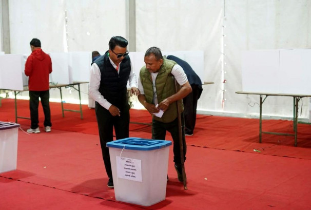 कांग्रेसमा मतदान साँझ ५ बजेसम्म