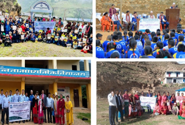 इन्फिनिटी लघुवित्तद्वारा दुर्गम क्षेत्रमा शैक्षिक सहयोग तथा वित्तीय साक्षरता कार्यक्रम सम्पन्न