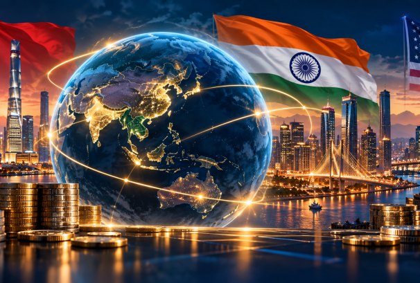 विश्व अर्थतन्त्रको शक्ति सन्तुलन फेरिने प्रक्षेपण, चीन पहिलो र भारत दोस्रो बन्दा अमेरिका तेस्रो