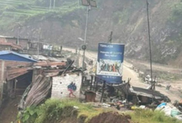 त्रिशूली नदीको बाढीले गल्छीमा चार घर बगायो