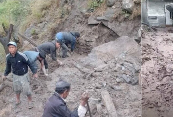 असिनासहितको वर्षापछि हुम्लाको नेप्कामा बाढी–पहिरो, भेडाबाख्रा र खेतीयोग्य जग्गामा क्षति, डाँफे आधारभूत विद्यालय बग्यो