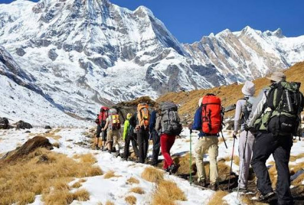 अन्नपूर्ण संरक्षण क्षेत्रमा पर्यटकको कीर्तिमानी आगमन,एक वर्षमै ५ लाखभन्दा बढी विदेशी पुगे