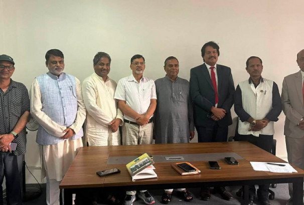 जनार्दन शर्मा, सीके राउत र उपेन्द्र यादवसहितका नेता ललितपुरमा छलफलमा