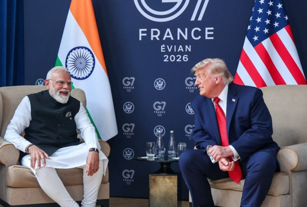 जी-७ सम्मेलनमा मोदी–ट्रम्प भेट: पश्चिम एशियाको शान्तिदेखि भारतीय नाविकको सुरक्षासम्म छलफल