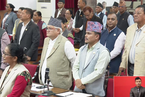प्रधानमन्त्रीको अभिव्यक्तिविरुद्ध राष्ट्रियसभामा पनि विरोध, बैठक २० मिनेटका लागि स्थगित