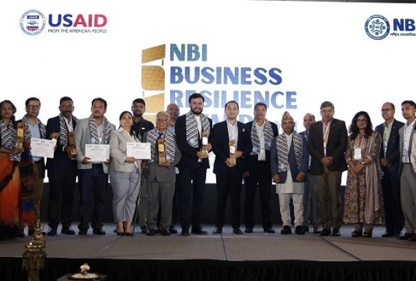‘NBI Business Resilience Award’ द्वारा निजी क्षेत्रका व्यवसायी सम्मानित