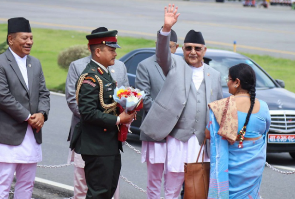 अमेरिका लागे प्रधानमन्त्री ओली