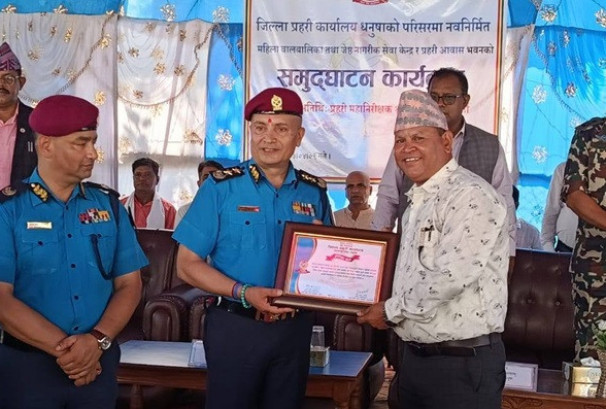 तोकिएको समय भन्दा अगावै गुणस्तरीय निर्माण कार्य पूरा गरेका महासंघका उपाध्यक्ष सेटी सम्मानित