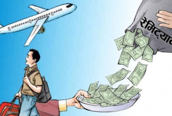 तीन महिनामा ३५.४% ले बढ्यो रेमिट्यान्स