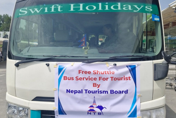 पर्यटन बोर्डद्वारा पर्यटकहरूका लागि निःशुल्क शटल सेवा सञ्‍चालन