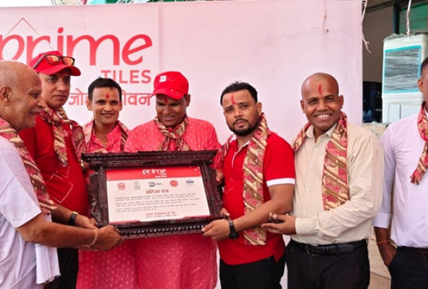 प्राइम टायल्सको शोरुम उद्घाटन सम्पन्न