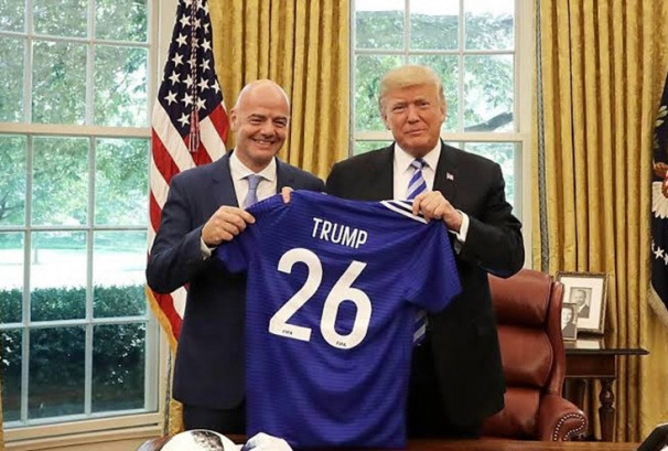 ट्रम्पलाई समर्थन गरेको विषयमा फिफा अध्यक्षविरुद्ध अन्तर्राष्ट्रिय ओलम्पिक कमिटीमा उजुरी गर्ने तयारी
