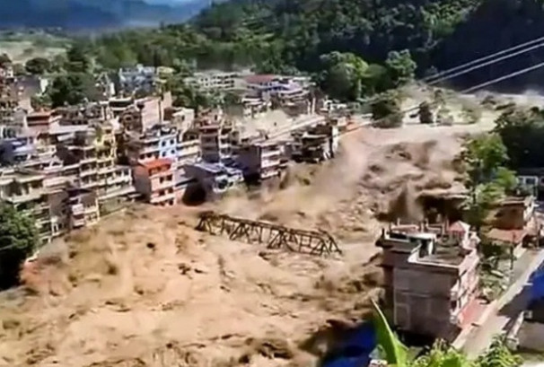 नेपालमा आएको बाढीपछि बिहारमा उच्च सतर्कता