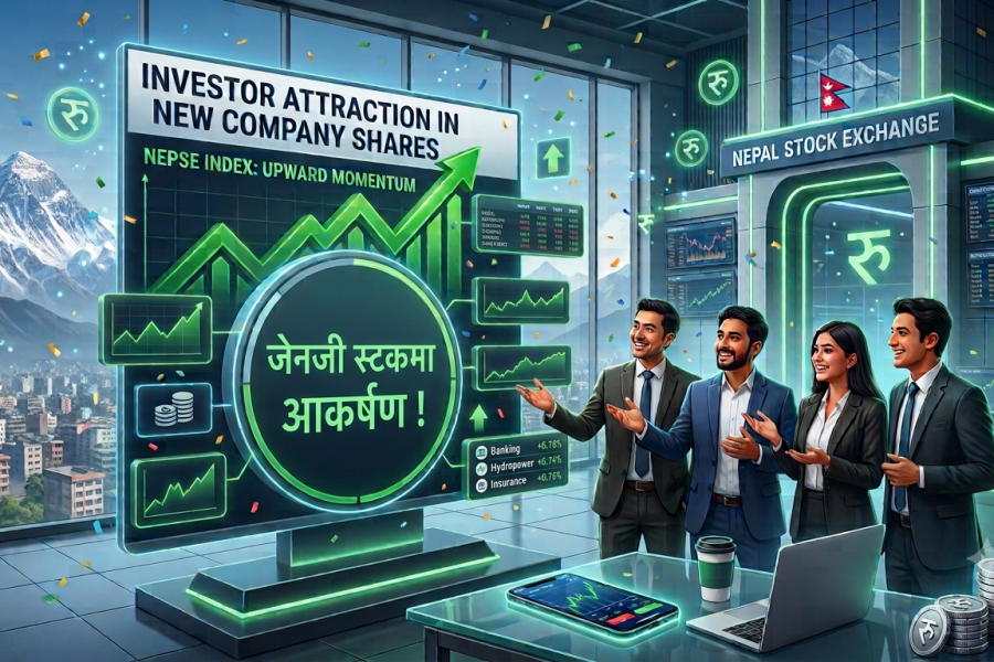 नेप्सेमा नयाँ कम्पनीको रौनक, शीर्ष कमाउने सूचीमा ‘जेनजी स्टक’ हाबी