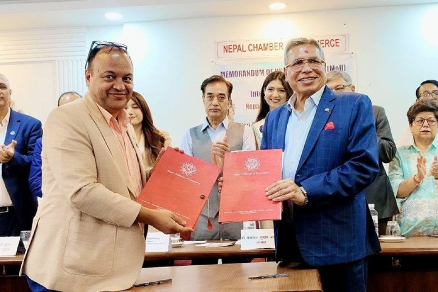 चेम्बर र एनआरएनएबीच लगानी, व्यापार तथा आर्थिक सहकार्य विस्तारमा समझदारी