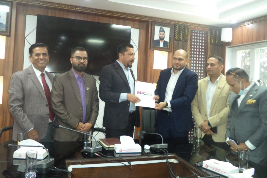 नेपाल–भारत उद्योग वाणिज्य संघसँग उर्जामन्त्रीको छलफल